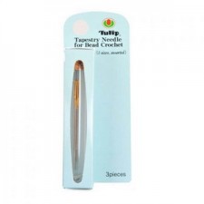 Tulip beading needle - Tapestry needle for bead crochet - 3 sizes
